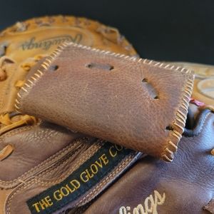 Baseball Mitt Leather Wallet